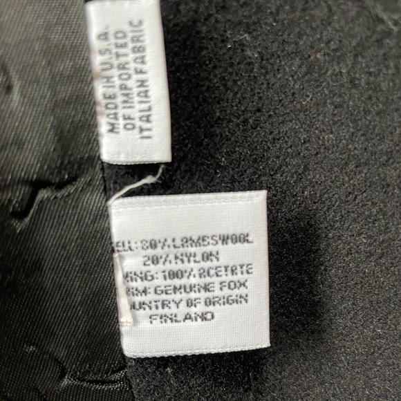 🎉HP🎉~Genuine Fox Fur Collar Soft,Luxurious ,Long Coat by Forecaster of Boston… - Picture 10 of 16